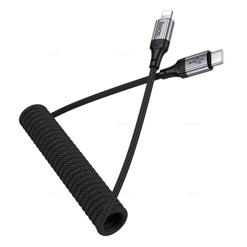 Кабель Type-C на Lightning Hoco X121 (black)