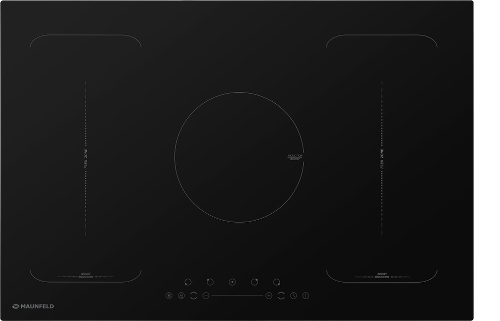Индукционная варочная панель MAUNFELD EVI.775-FL2-BK фото 