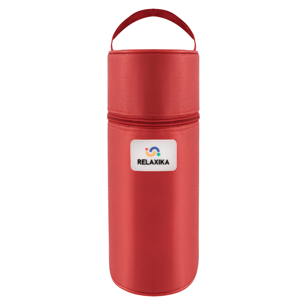 Термос Relaxika 102 (1,2 литра) в термочехле, стальной