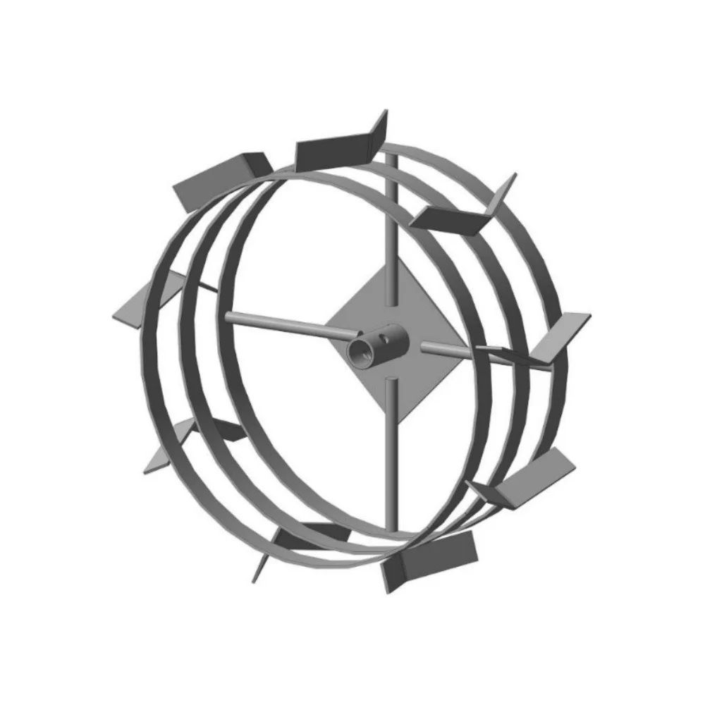 Грунтозацепы для МБ (круглый вал d-25мм) D-445мм