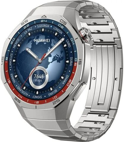 Смарт-часы Huawei Watch GT 5 Pro Vili-B29M,  46.3мм,  1.43",  серый/титановый серый