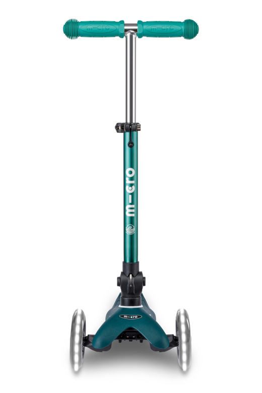 Самокат Mini Micro Deluxe складной ECO LED зеленый