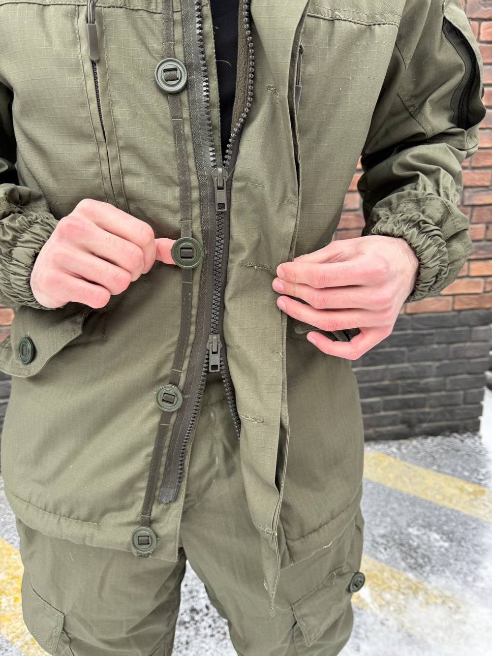 Костюм горка 6 флис / осень-зима / олива