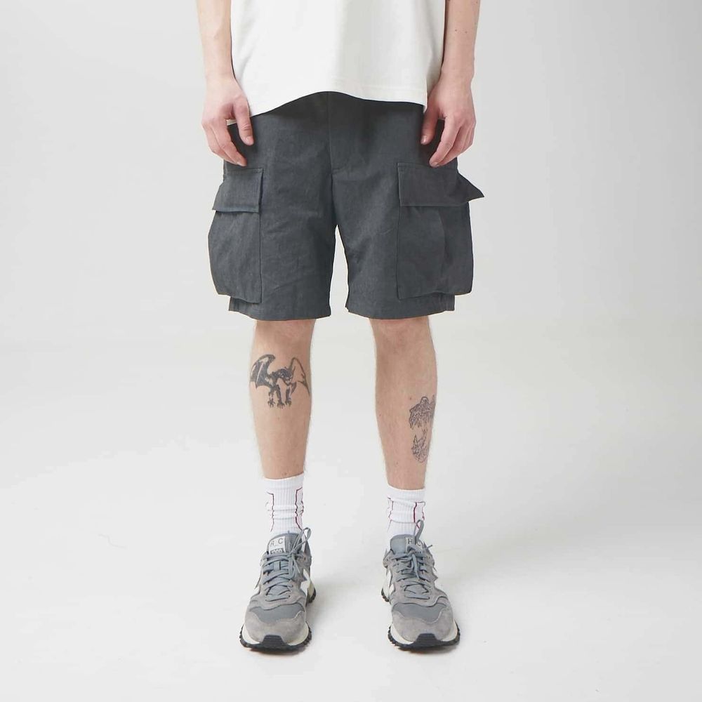 Шорты Меч SS24 Cargo Dyed Pebble Grey темно-серые