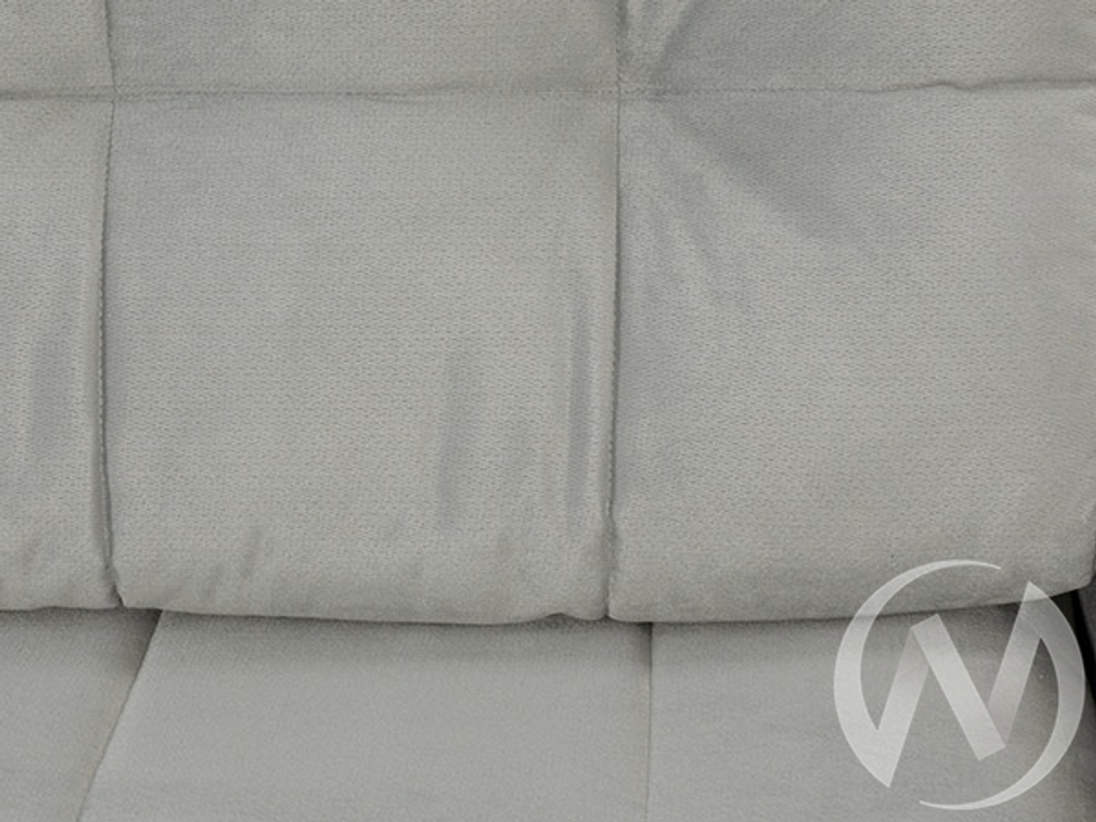 Диван прямой Татьяна 5 (БД) Optima/Bismark 13 (велюр светло-серый)