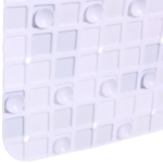 Коврик в ванну 64х34"Орегон» серо-черный