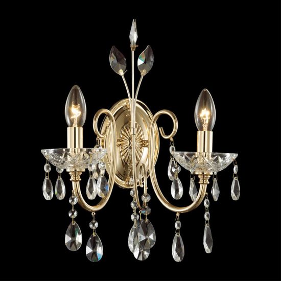 4977/2W HALL ODL23 649 золотой/хрусталь Бра E14 2*40W VERSIA