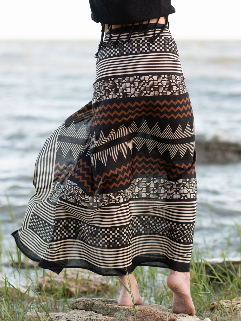 Легкий шарф-платок