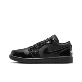 Женские кроссовки Air Jordan 1 Low SE 'Black Patent' HJ7743-010