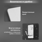 Крючки самоклеящиеся универсальные 2 5x4 5 см комплект 4 шт. сталь серебристые LAIMA HOME (3 штуки в упаковке)