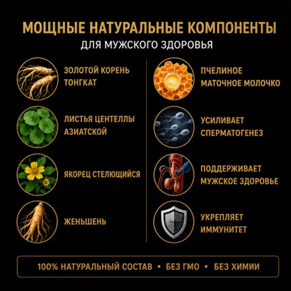 Препарат для мужчин "Тонгкат Али Платинум" (10 капсул)