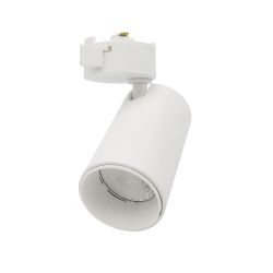 ULB-Q276 8W-4000К WHITE Светильник-прожектор светодиодный трековый. 800 Лм. Белый свет 4000К. Корпус белый. ТМ Volpe.