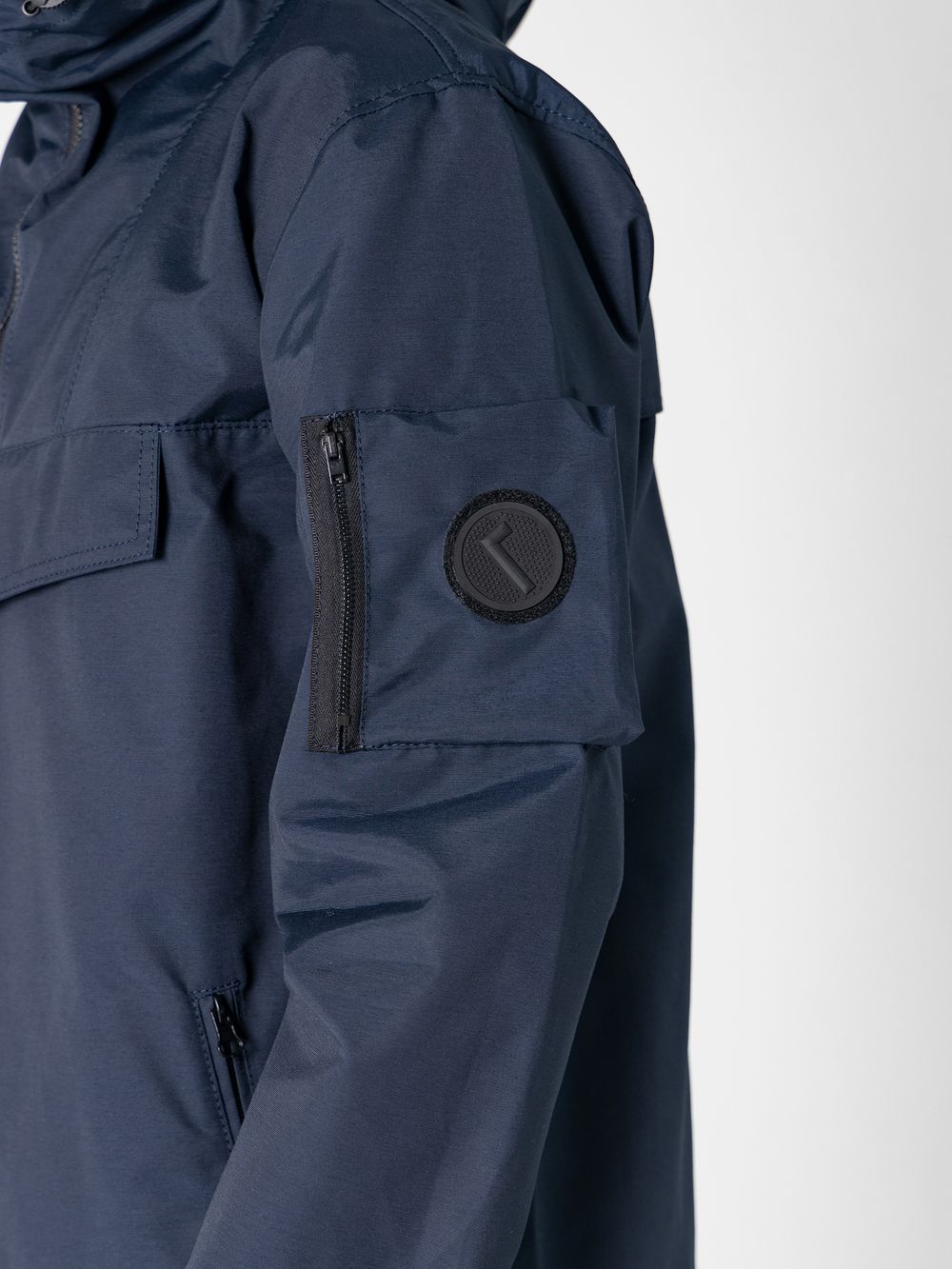 Анорак с боковым карманом Город Горький синий