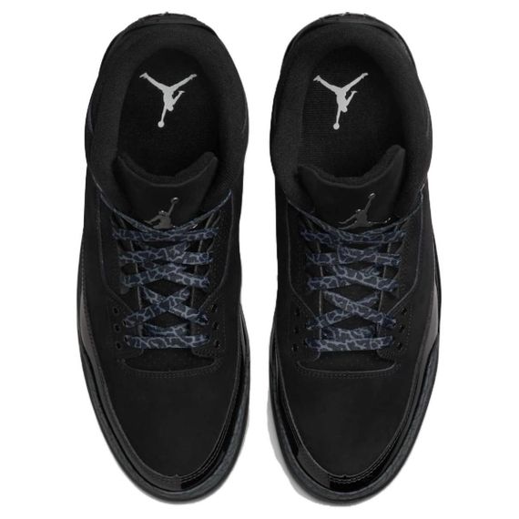 Jordan Air Джордан 3 Винтажные баскетбольные кроссовки MID Топ Черный Мужские