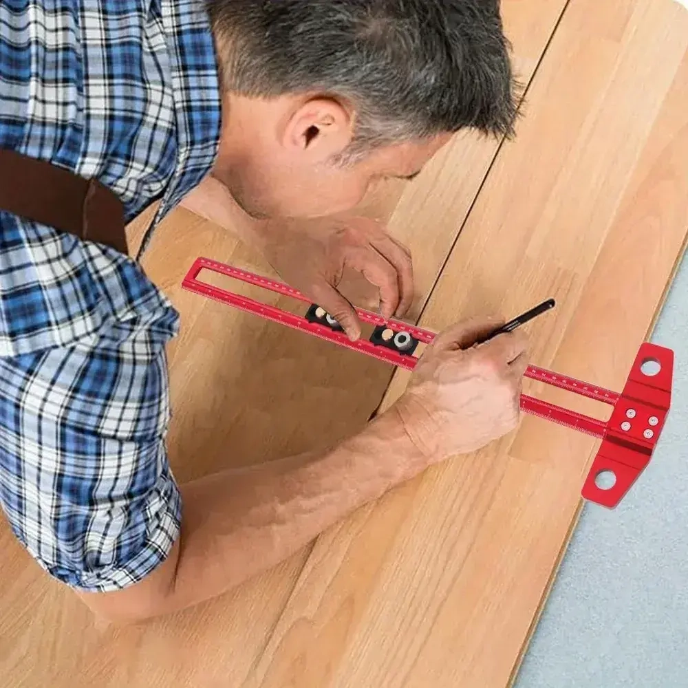 FNICEL Линейка/угольник 500мм, Алюминий