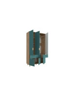 Шкаф распашной 120х50х210 с ящиками Birmingham 7