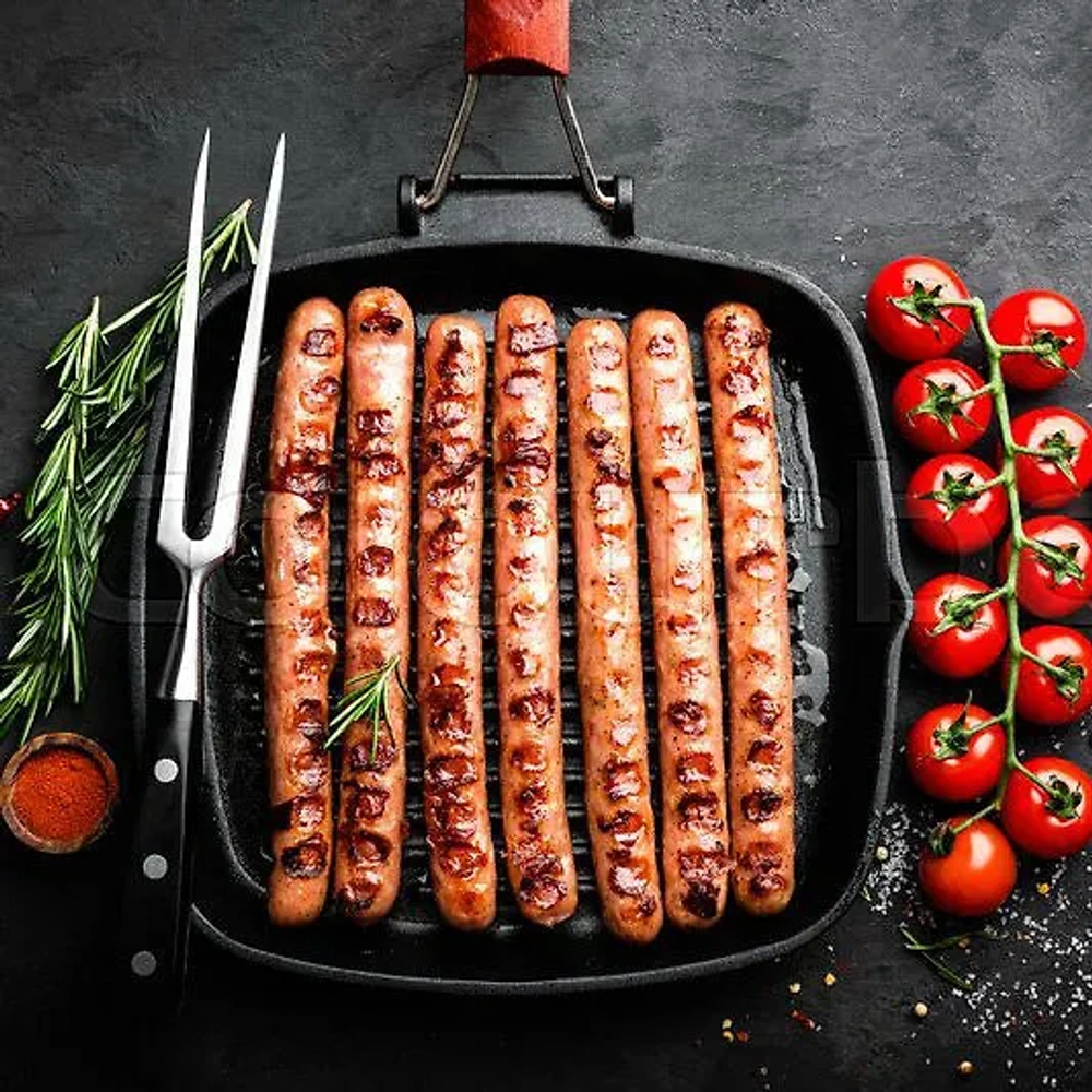 Колбаски  "ГРИЛЬ" КУРИНЫЕ  (450 гр), 5 шт в уп.