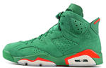 Jordan Air Jordan 6 Retro NRG "Green Suede Gatorade" Gatorade shock absorption balance high-top retro basketball shoes men's Green