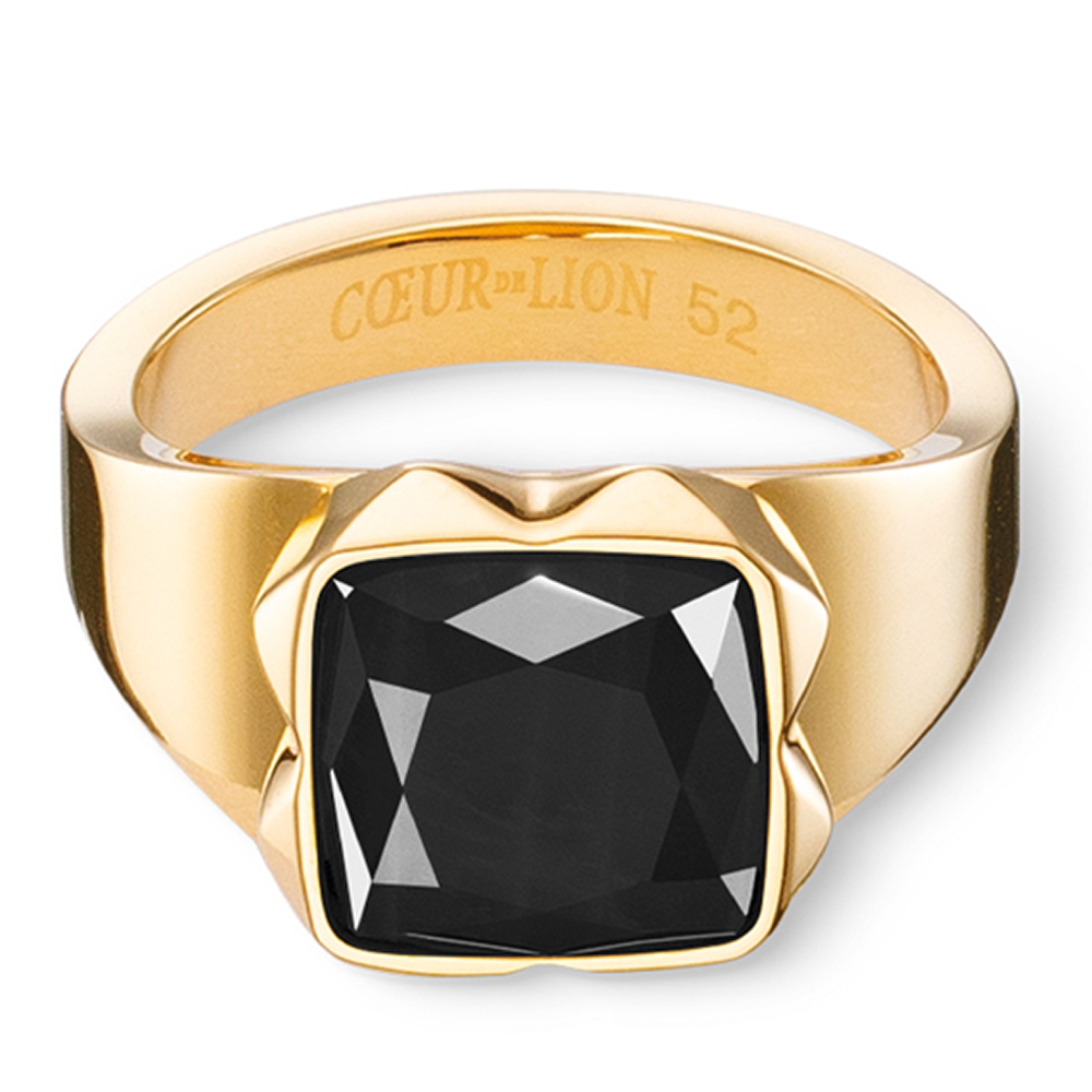 Кольцо Coeur de Lion Black-Gold 1200/40-1316 54