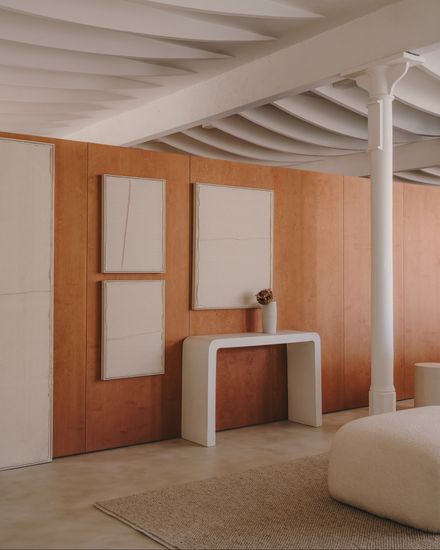 Aiguablava Консоль из белого цемента 120 x 80 см Испания La Forma