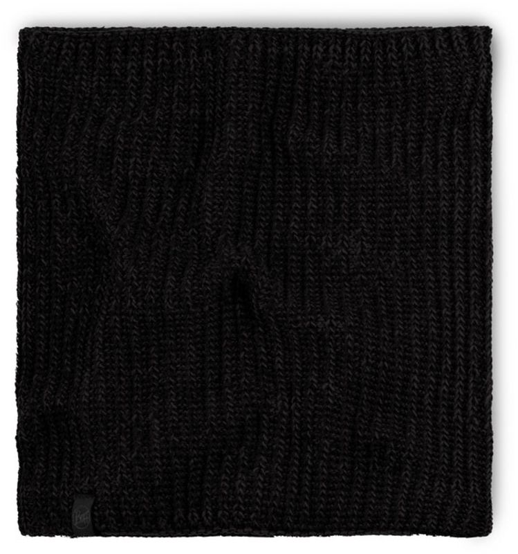 Вязаный шарф-труба с флисом Buff Neckwarmer Knitted Fleece Vaed Black Фото 6