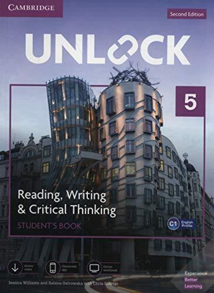 Unlock Level 5 Reading, Writing, &amp; Critical Thinking Student’s Book, Mob App and Online Workbook Downloadable Video