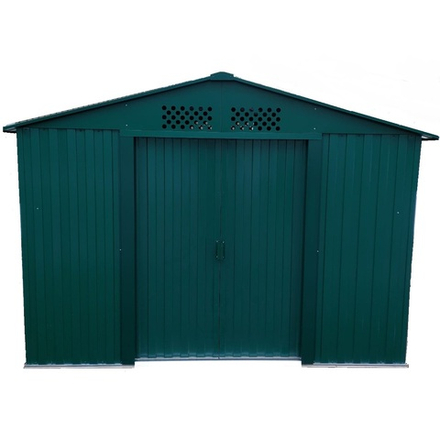 Металлический сарай GreenStorage Арчер D зелёный