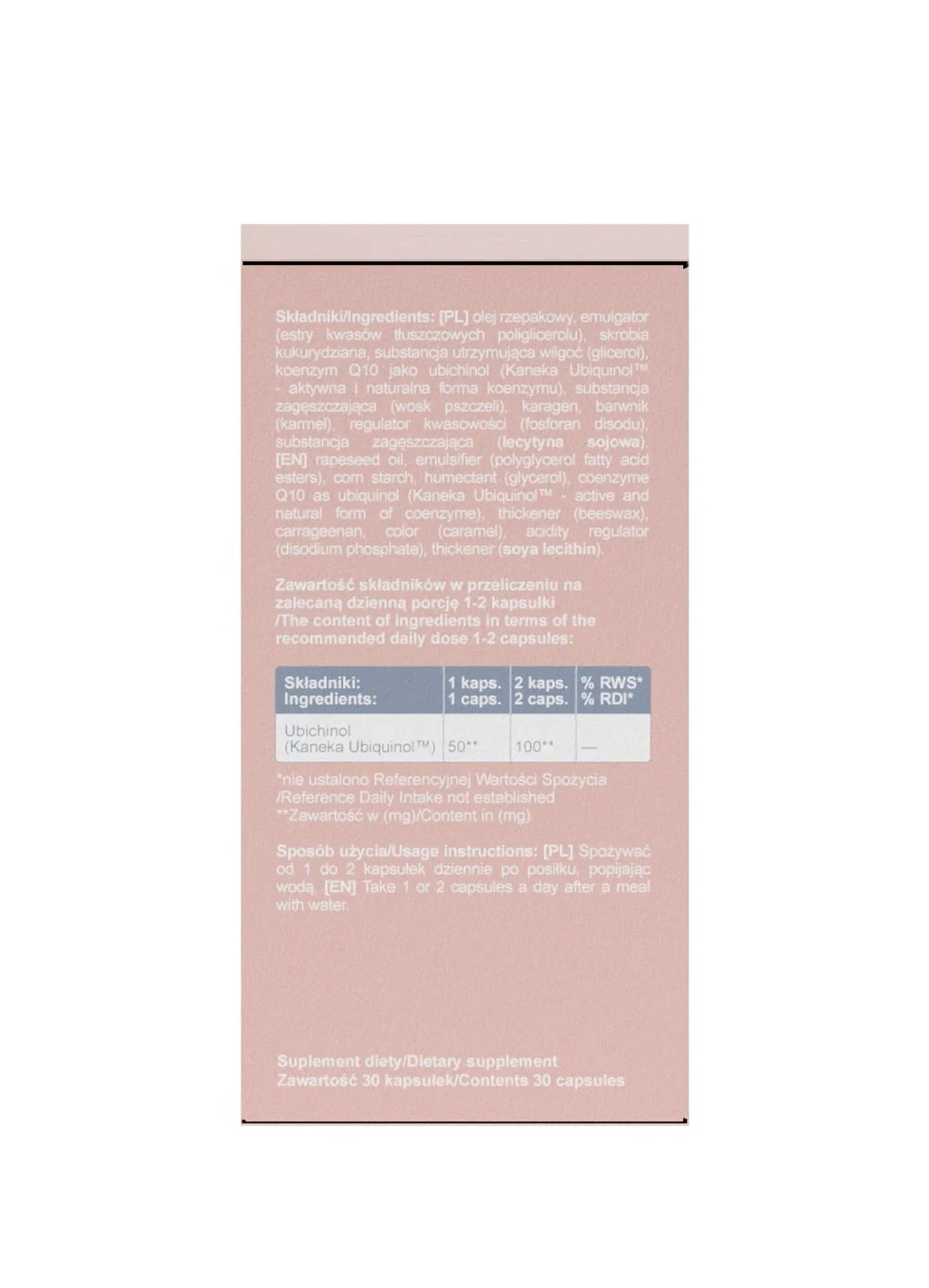 Beautifly Q10 Beauty Коэнзим Q10 Убихинол - 30 капсул