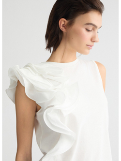 Топ женский T-Shirt Con Volant LIU JO