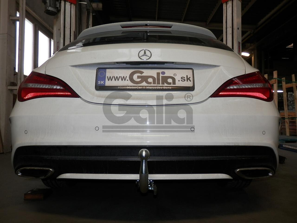 Оцинкованный фаркоп на Mercedes CLA-Class c117 купе 2013-2019 (без электрики), Galia M146A