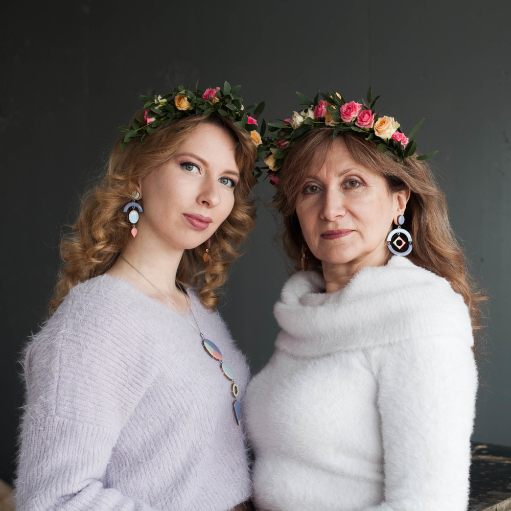 Серьги - Дуги - Ирисы
