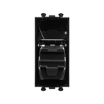 USB 3.0 розетка модульная, тип А-А, "Avanti", "Черный квадрат", 1 модуль