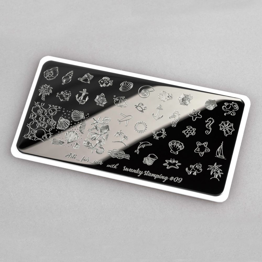 Swanky Stamping Arti for you Пластина 09 (187)
