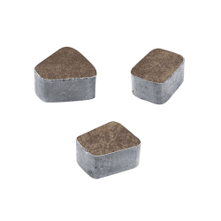 Тротуарная плитка КЛАССИКО (круг) - Листопад гладкий Хаски, комплект из 3 видов плит