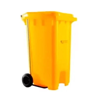 Контейнер внутрикорпусной 240 л КМ-Проект ИМ-КВ-240 желтый без педали