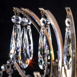 Citilux Селена CL302183 Люстра хрустальная Бронза