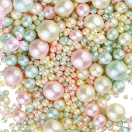 Драже зерновое в шоколадной глазури Блеск МИКС НЕЖНЫЙ №2 (ваниль/пудра/мята) (813)