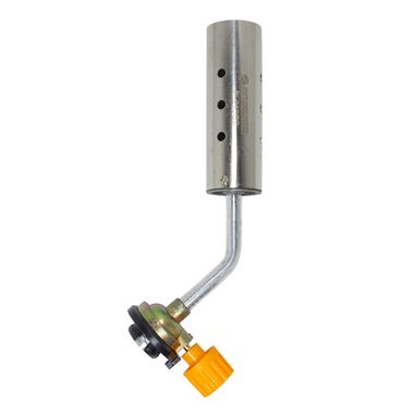 Горелка газовая паяльная на цанговый баллон (t-1300гр., L-210мм), в блистере Forsage F-210GB