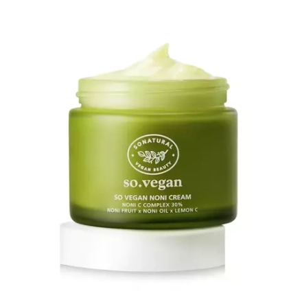 SO NATURAL Увлажняющий антиоксидантный крем с нони So Vegan Noni Cream 70 мл.