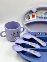 Набор для кормления бамбуковый детский от 6 месяцев новинка.