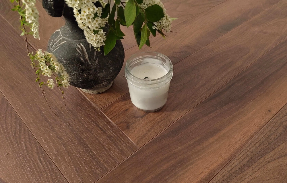 HDF Ламинат FLOORFORT Орех Стенфорд 19004-1 НС