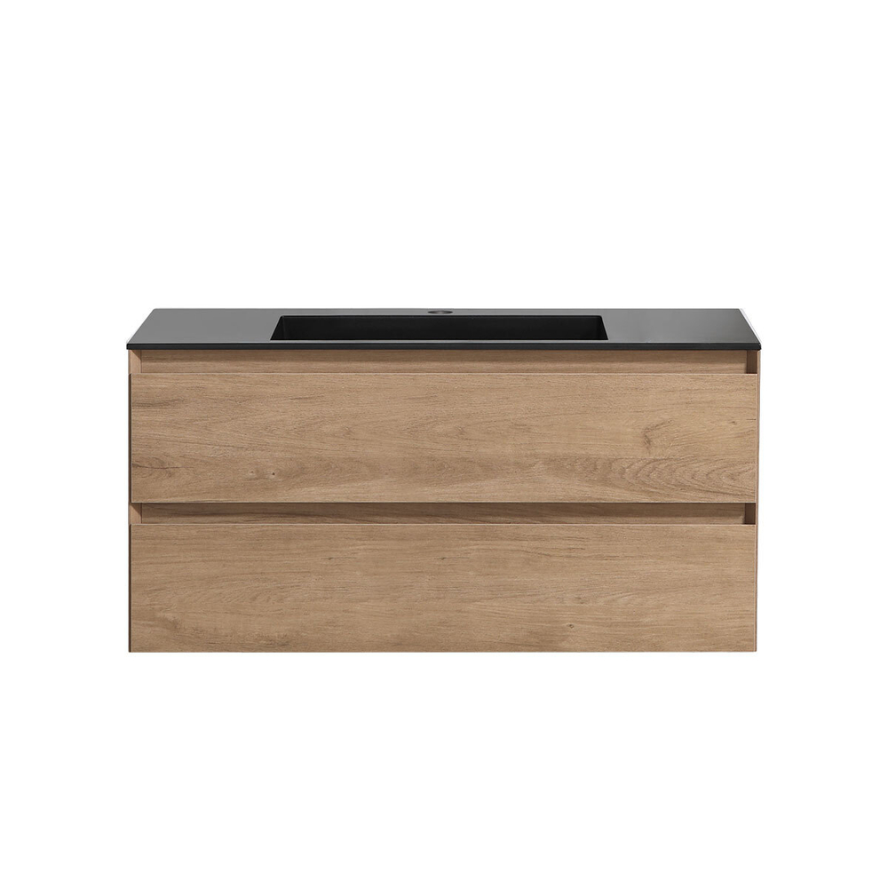 База под раковину Luka 1000 подвесная, 2 выкатных ящика soft-close, N.Oak, , шт