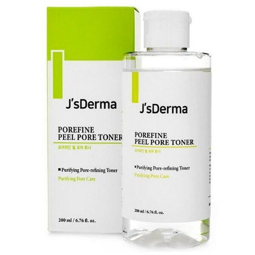 Пилинг-тонер с AHA-кислотой для проблемной кожи J'sDerma Porefine Peel Pore Toner, 200мл