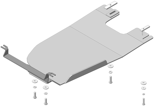 Усиленная защита Motodor кпп. 5 мм, алюминий. для Subaru Forester 2019-н.в.,Subaru Outback 2021-н.в. арт.32235