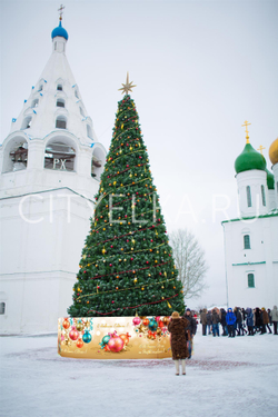 Сосна уличная искусственная "Уральская" каркасная