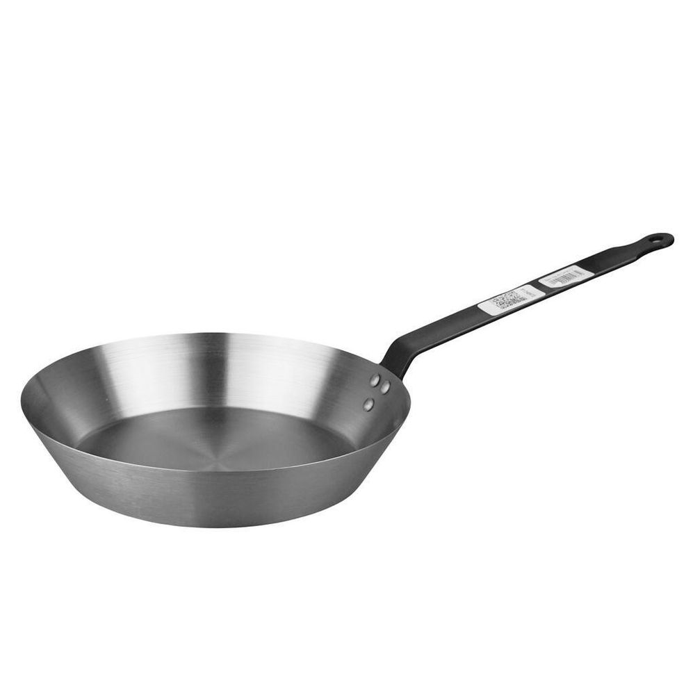 Сковорода 25,4/19,5 см h5 см углеродистая сталь ИНДУКЦИЯ P.L. Proff Cuisine