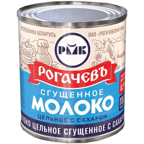 Рогачевъ "SUD" Молоко Сгущенное Цельное с Сахаром 380гр