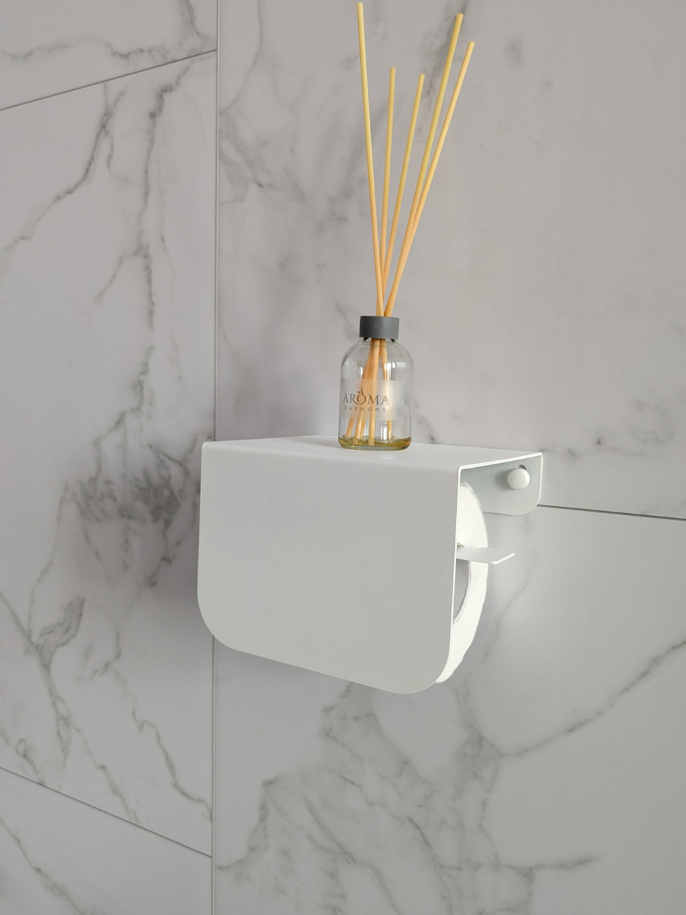 Держатель для туалетной бумаги MetaDec Flex белый