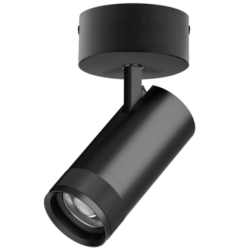 C4307SO Светильник CANNO PRO накладной LED 30W 2100LM 20-55G ЧЕРНЫЙ 2700-4200-6000K IP20 с адаптером (304307 + 215017)