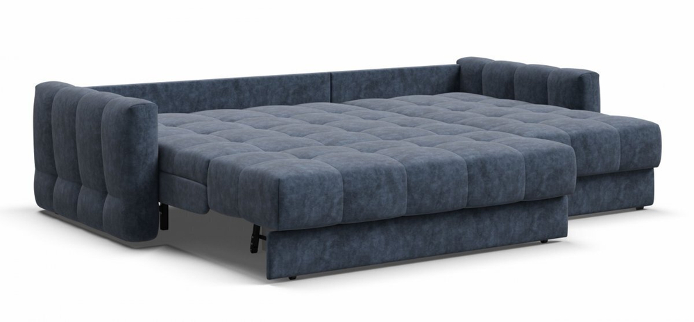 Угловой диван Босс Слип 160 Велюр Роял топаз